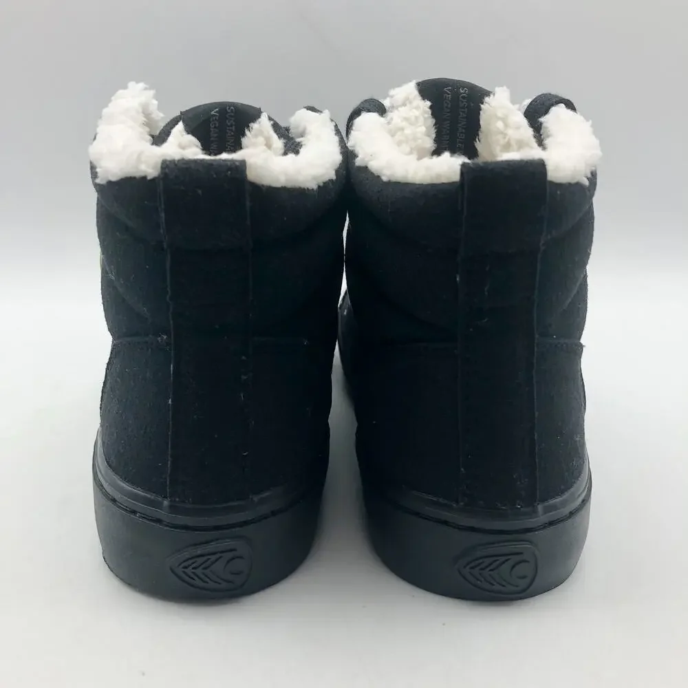 Cariuma OCA Therma High Sneaker Boots Mens 8 Womens 9.5 Black Suede NIB
